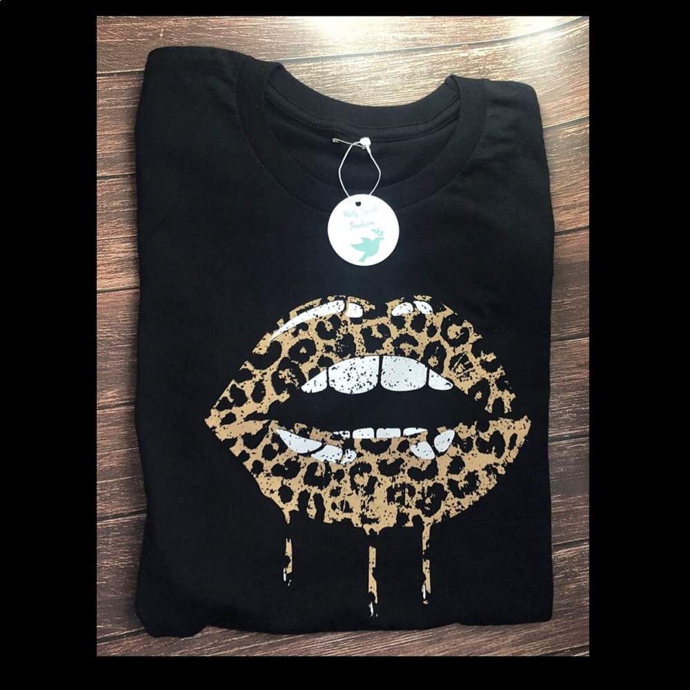 Leopard Lips T-shirt